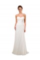 Sweetheart Neckline Chiffon Wedding Dress with Criss-Cross Ruched Bodice Bristol