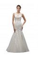 Illusion High Neck Mermaid Lace Wedding Dress Bristol