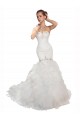 Sweetheart Mermaid Cascading Organza Wedding Dress Bristol
