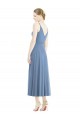 Short Tea Length Chiffon Bridesmaid Dress Bristol