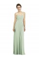 Full Length Strapless Chiffon Bridesmaid Dress with Sweetheart Neckline Bristol