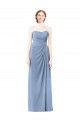 Strapless Long Chiffon Bridesmaid Dress with Sweetheart Neckline Bristol