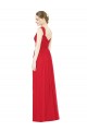 Full-Length Long Chiffon Bridesmaid Dress with Side Front Slit Bristol