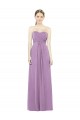 Sweetheart Neckline Strapless Chiffon Bridesmaid Dress with Wrap Pleat Bristol