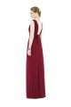 Low Square Back Sleeveless Shirred Skirt Bridesmaid Dress Bristol