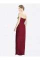 Strapless Sweetheart Long Chiffon Bridesmaid Dress Bristol