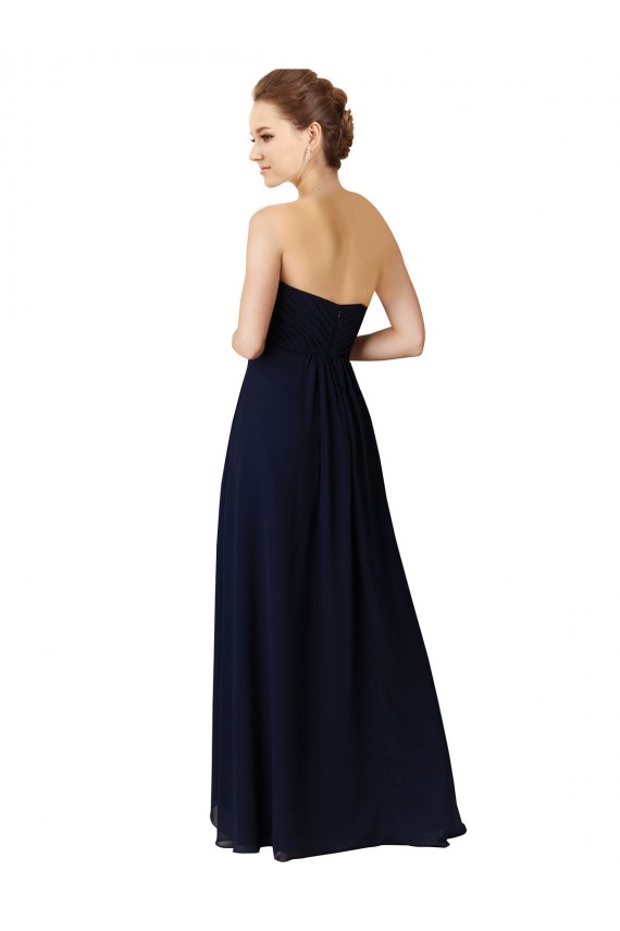 Sweetheart Neckline Beaded Lace and Chiffon Bridesmaid Dress Bristol