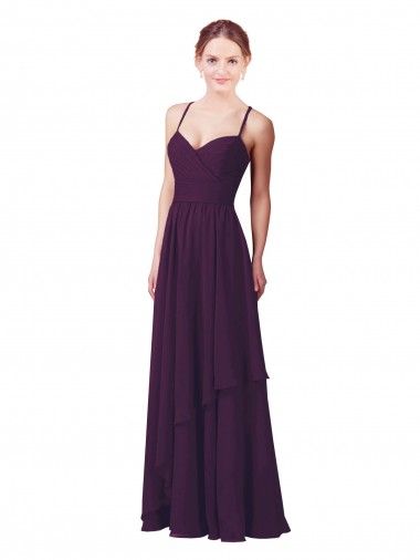 Roman Style Luxe Chiffon Bridesmaid Dress Bristol