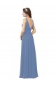 Draped V-Neck Luxe Chiffon Bridesmaid Dress Bristol