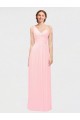 One Shoulder Twisted Waist Sweetheart Chiffon Bridesmaid Dress Bristol
