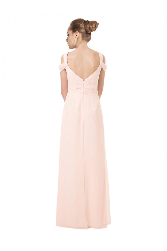 Chiffon Sweetheart Bridesmaid Dress with An Illusion Overlay Bristol