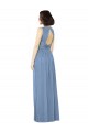 Open Keyhole Back Bateau Neck Chiffon Bridesmaid Dress Bristol