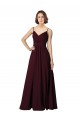 V-Neck Chiffon Bridesmaid Dress with Twist Front Bodice Bristol