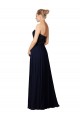 Long Chiffon Sweetheart Neckline Bridesmaid Dress with Beading Bristol