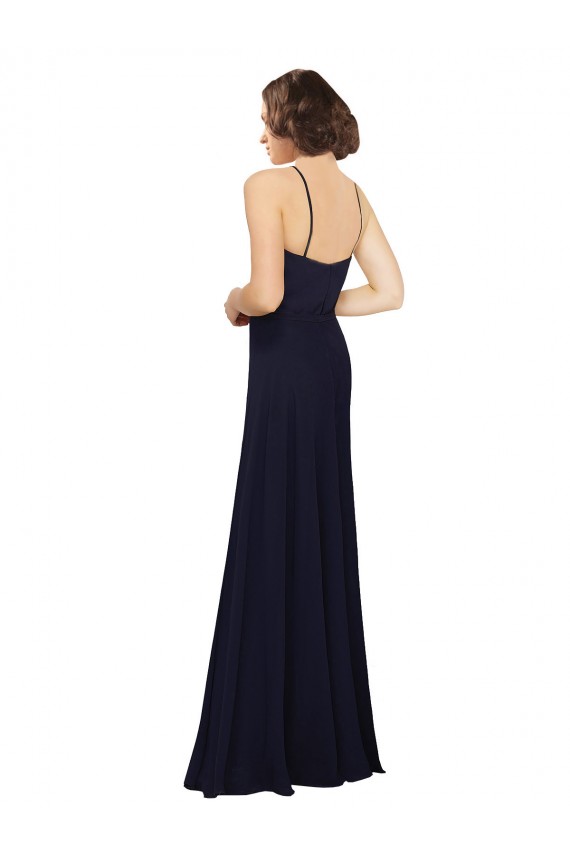 Chiffon Bridesmaids Dress with Scoop Neckline Bristol