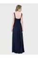 Long Chiffon Bridesmaid Dress with Sweetheart Neckline and Shoulder Straps Bristol