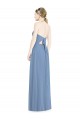 Halter Neck Tie Back Long Chiffon Bridesmaid Dress Bristol
