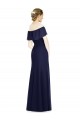 Off the Shoulder Full-Length Trumpet Chiffon Bridesmaid Dress Bristol