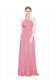 Halter Neck Keyhole A-Line Chiffon Bridesmaid Dress Bristol