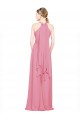 Halter Neck Keyhole A-Line Chiffon Bridesmaid Dress Bristol
