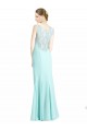 Ruched Bodice Sweetheart Chiffon Bridesmaid Dress with Lace Back Bristol