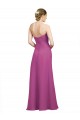 Sweetheart Neckline Pleated Chiffon Bridesmaid Dress with Low Back Bristol