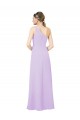 Grecian Inspired Simple One Shoulder Chiffon Formal Bridesmaid Dress with Ruching Bristol