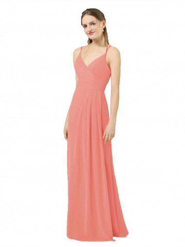 Flirty Chiffon Bridesmaid Dress with Modern Back Detail Bristol