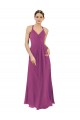 Sassy Chiffon Bridesmaid Dress with Halter Neckline Bristol