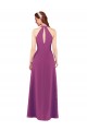 Sassy Chiffon Bridesmaid Dress with Halter Neckline Bristol