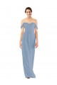 Sweetheart Neckline Chiffon Off-the-Shoulder Bridesmaid Dress Bristol