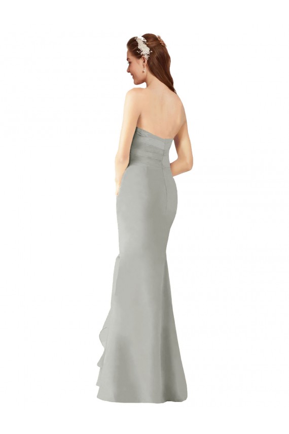 Strapless Chiffon Bridesmaids Dress with Sweetheart Neckline Bristol