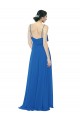 Spaghetti Strap Chiffon Bridesmaids Dress with Asymmetrical Ruffle and Front Slit Bristol