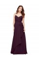 Wrapped Sweetheart Neckline Long Chiffon Bridesmaid Dress  Bristol
