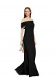 Fit and Flare Long Chiffon Bridesmaid Dress / Prom Dress with Sash and Open Back Bristol