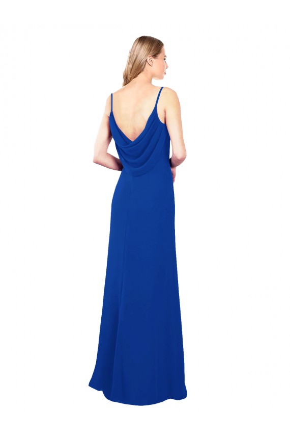 Softly Flared Chiffon Bridesmaid Dress with Sweetheart Neckline Bristol