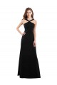 Chiffon A-Line Bridesmaid Dress with Criss Cross Halter Top Bristol