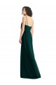 V-Neck Blouson Bodice Chiffon Maxi Bridesmaid Dress Bristol