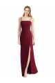 Tie-Back Cutout Trumpet Chiffon Bridesmaid Dress with Front Slit Bristol