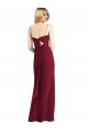 Tie-Back Cutout Trumpet Chiffon Bridesmaid Dress with Front Slit Bristol