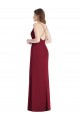 Criss Cross Back Mermaid Wrap Chiffon Bridesmaid Dress Bristol
