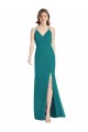 Criss Cross Back Mermaid Wrap Chiffon Bridesmaid Dress Bristol