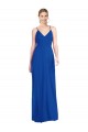 Criss Cross Back A-Line Chiffon Maxi Bridesmaid Dress Bristol