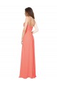 Empire Waist Spaghetti Straps Sweetheart Chiffon Bridesmaid Dress Bristol