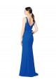 Low Back Sleeveless Chiffon Bridesmaid Dress with Side Slit Bristol