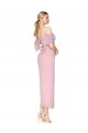Mermaid Cold Shoulder Short Knee Length Chiffon Bridesmaid Dress / Formal Prom Dress Bristol