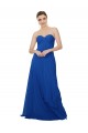 Strapless Sweetheart Draped Chiffon Bridesmaid Dress Bristol
