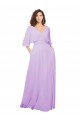 Chiffon Bridesmaid Dress with Ruched Waist Bristol