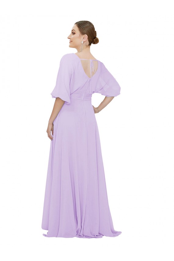 Chiffon Bridesmaid Dress with Ruched Waist Bristol