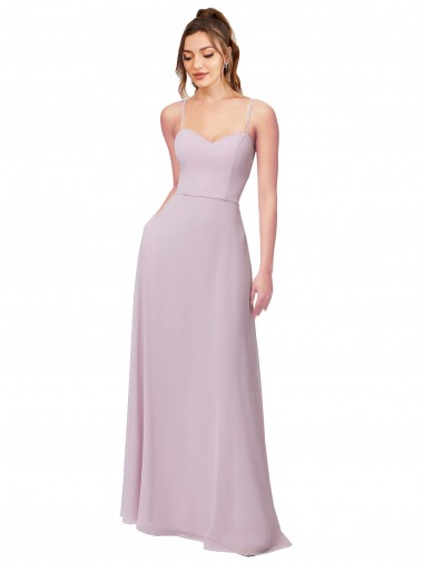Sweetheart Tie-Back Chiffon Bridesmaid Dress Bristol